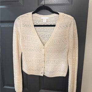 House of Harlow 1960 cashmere cardigan.